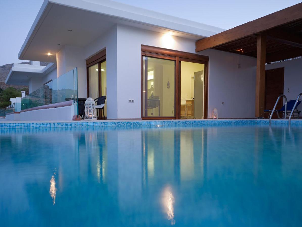 Luxury Villa Verna Líndos Exteriör bild