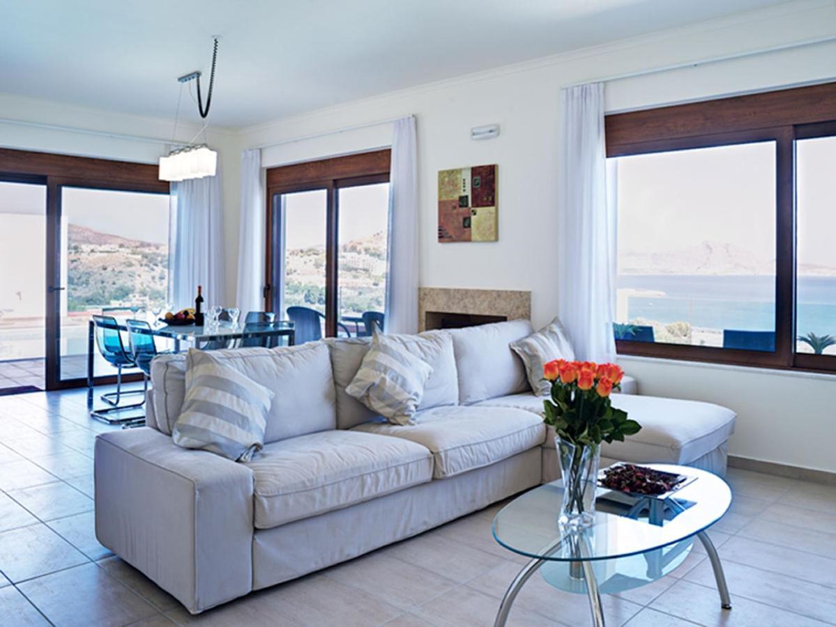 Luxury Villa Verna Líndos Exteriör bild